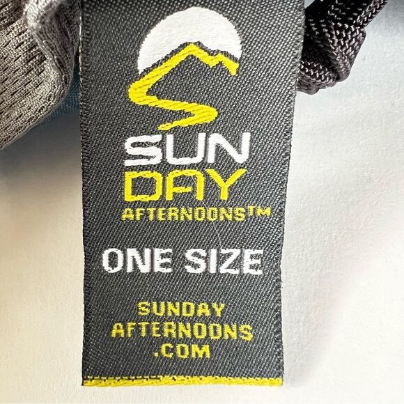 Sunday Afternoon Sunfire Adj Teal Bucket Sun Fishing Boating Hat With Strap - Picture 8 of 13